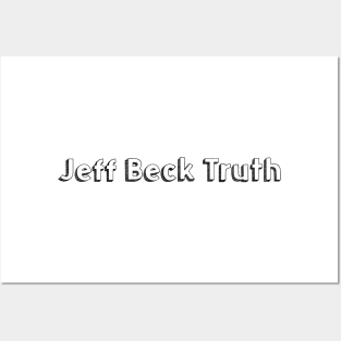 Jeff Beck Truth // Typography Design Posters and Art